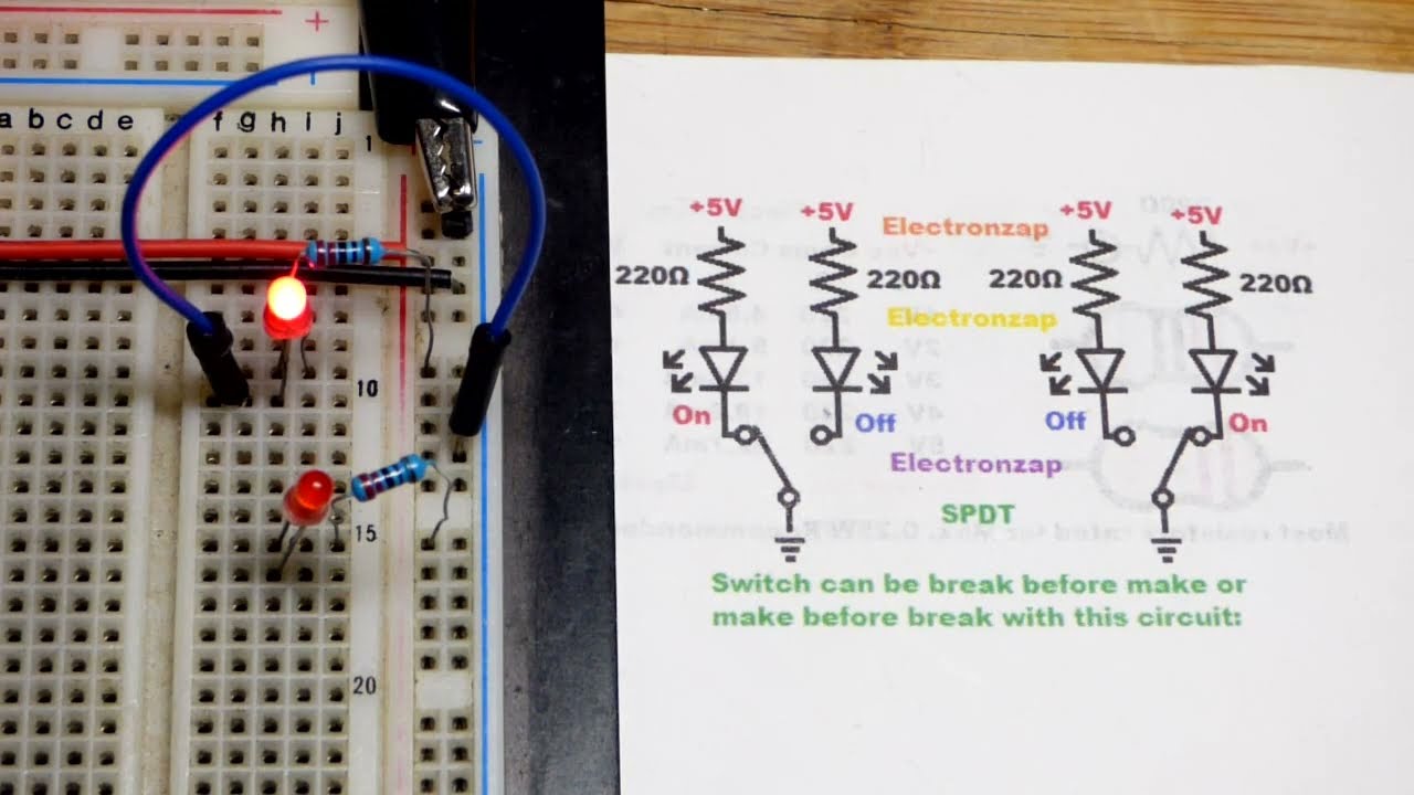 SPDT Single Pole Double Throw Switch Basic Properties