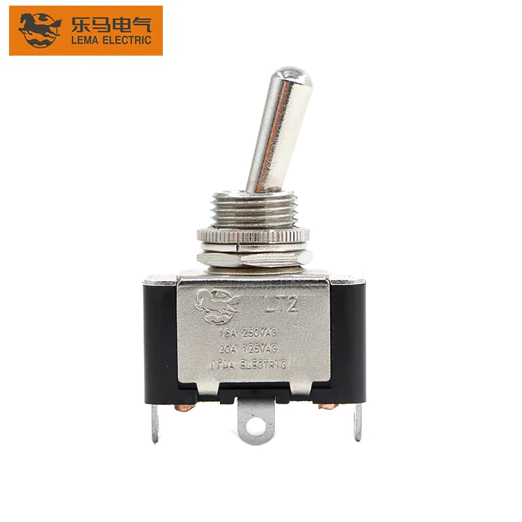 China Wholesale Push Toggle Switch Lema LT2120A 15A 125/250VAC ON-ON
