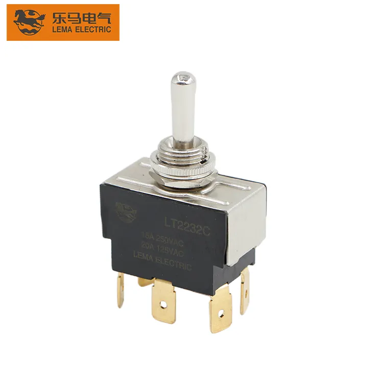 LEMA LT2220C position toggle switch detail view for maintained circuit-form review