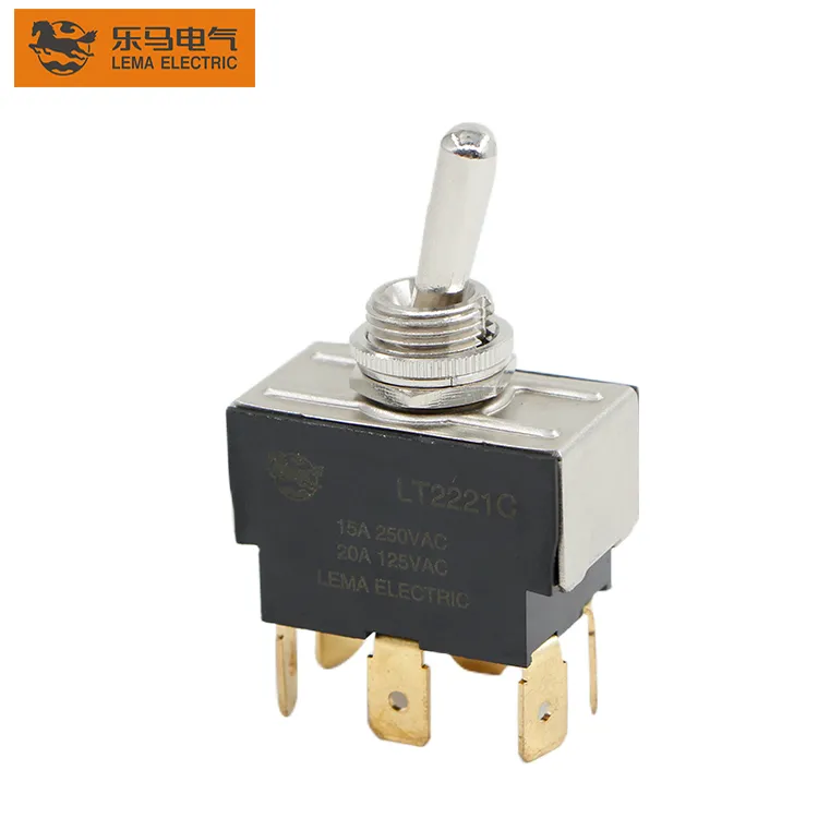 LEMA LT2221C toggle switch product photo for an OEM DPDT inquiry