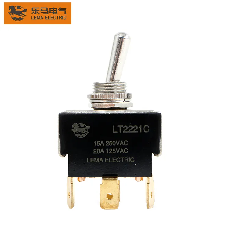 China Wholesale Electrical Toggle Switches heavy miniature on off 15A LT2221C
