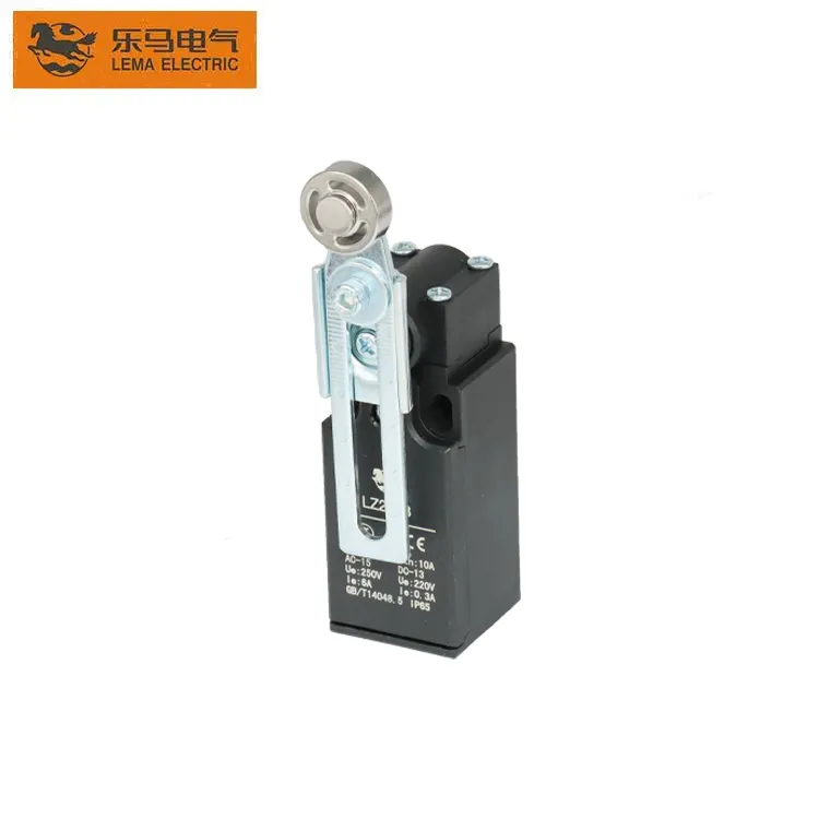 LEMA LZ2108 roller-arm limit switch shown from an angled product view