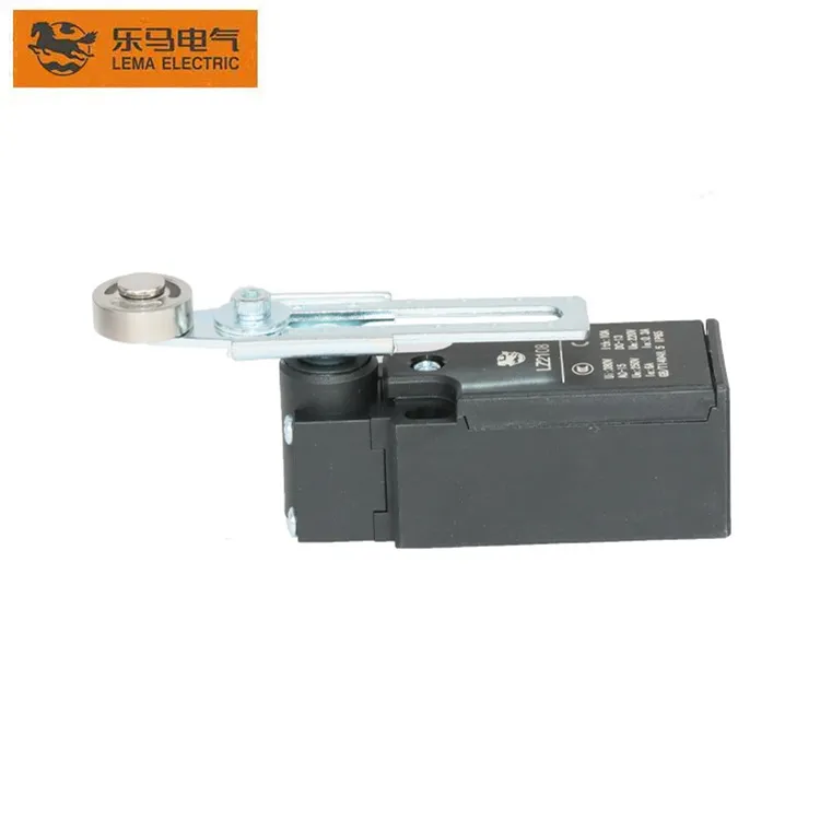 LEMA LZ2108 adjustable roller lever limit switch side view
