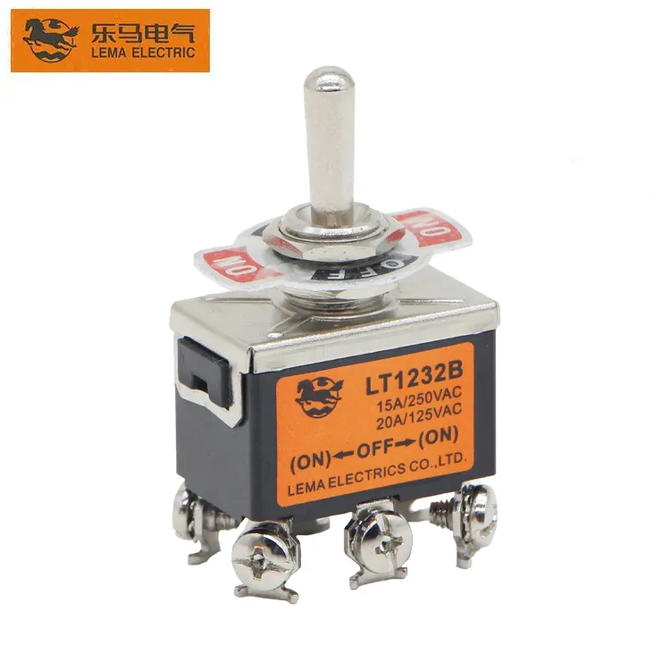 LEMA toggle switch screw terminal product view for an SPDT harness inquiry