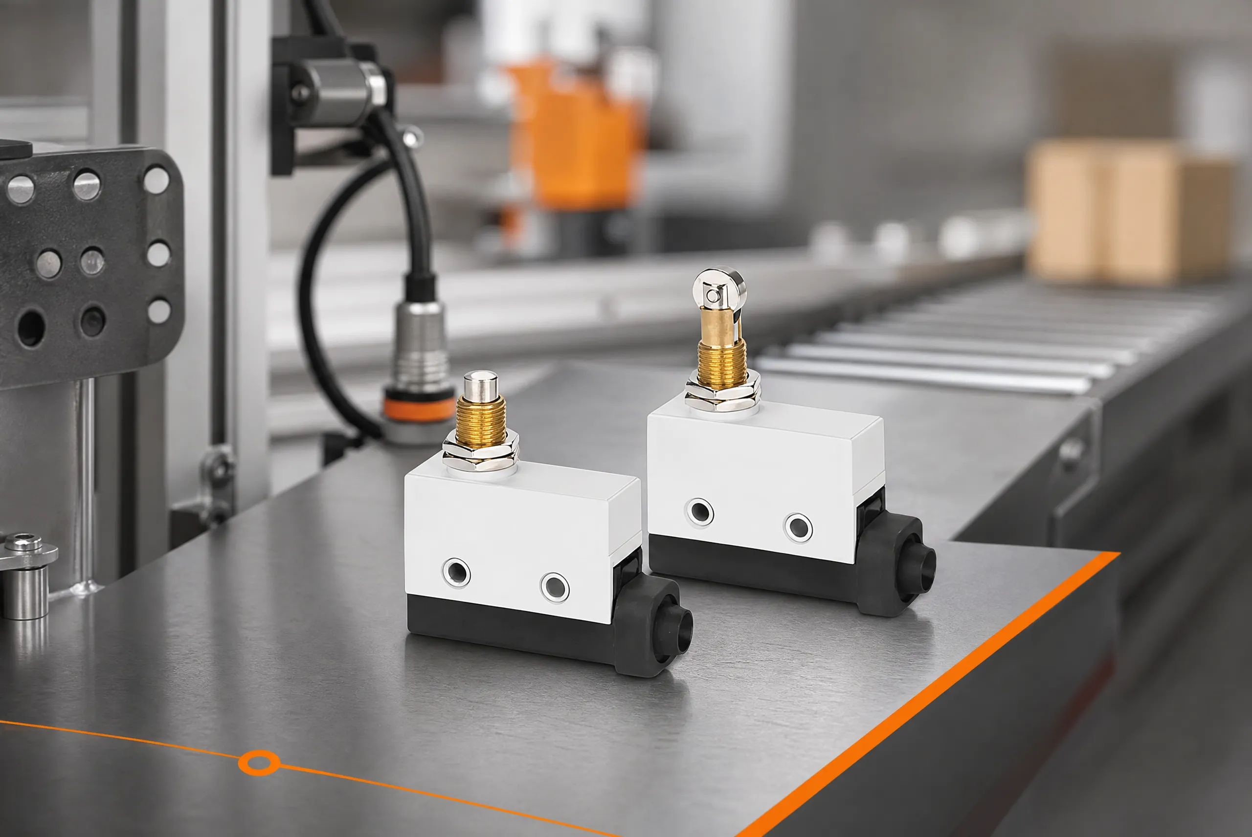 Planning Conveyor Belt Travel and Jam-Related Switch Inputs 1 LEMA micro limit switch image for conveyor travel-input planning
