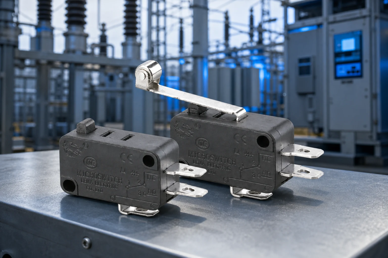 Selecting a Micro Switch for Refrigerator Door Sensing 2 LEMA micro switch detail for appliance mounting and actuator review