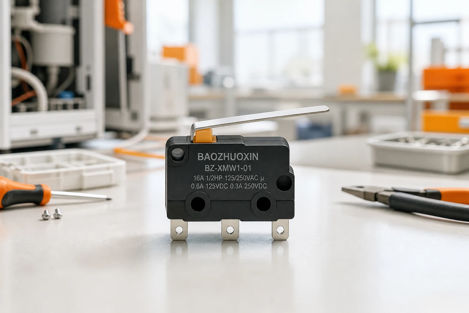Miniature Electric Micro Switch: Compact OEM Selection Guide 1 Miniature electric micro switch selection concept illustration (not a product photo)