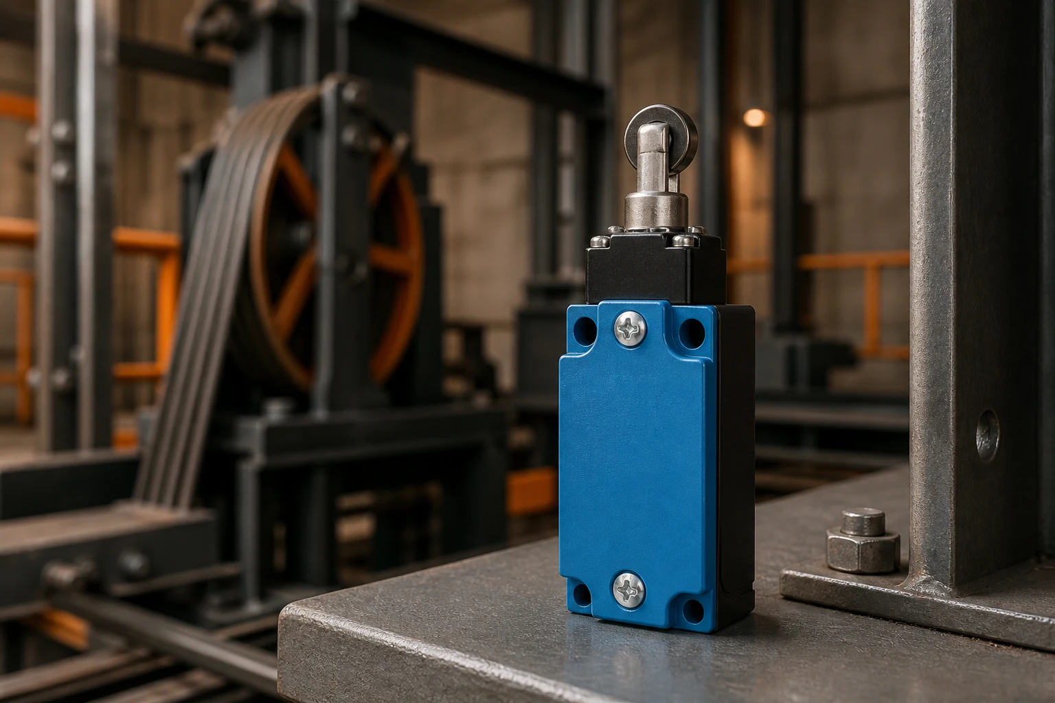 SPDT Limit Switch: Wiring, Selection and OEM Applications 2 Spdt Limit Switch — LEMA Electric official product with illustrative industrial background (not a real site photo)