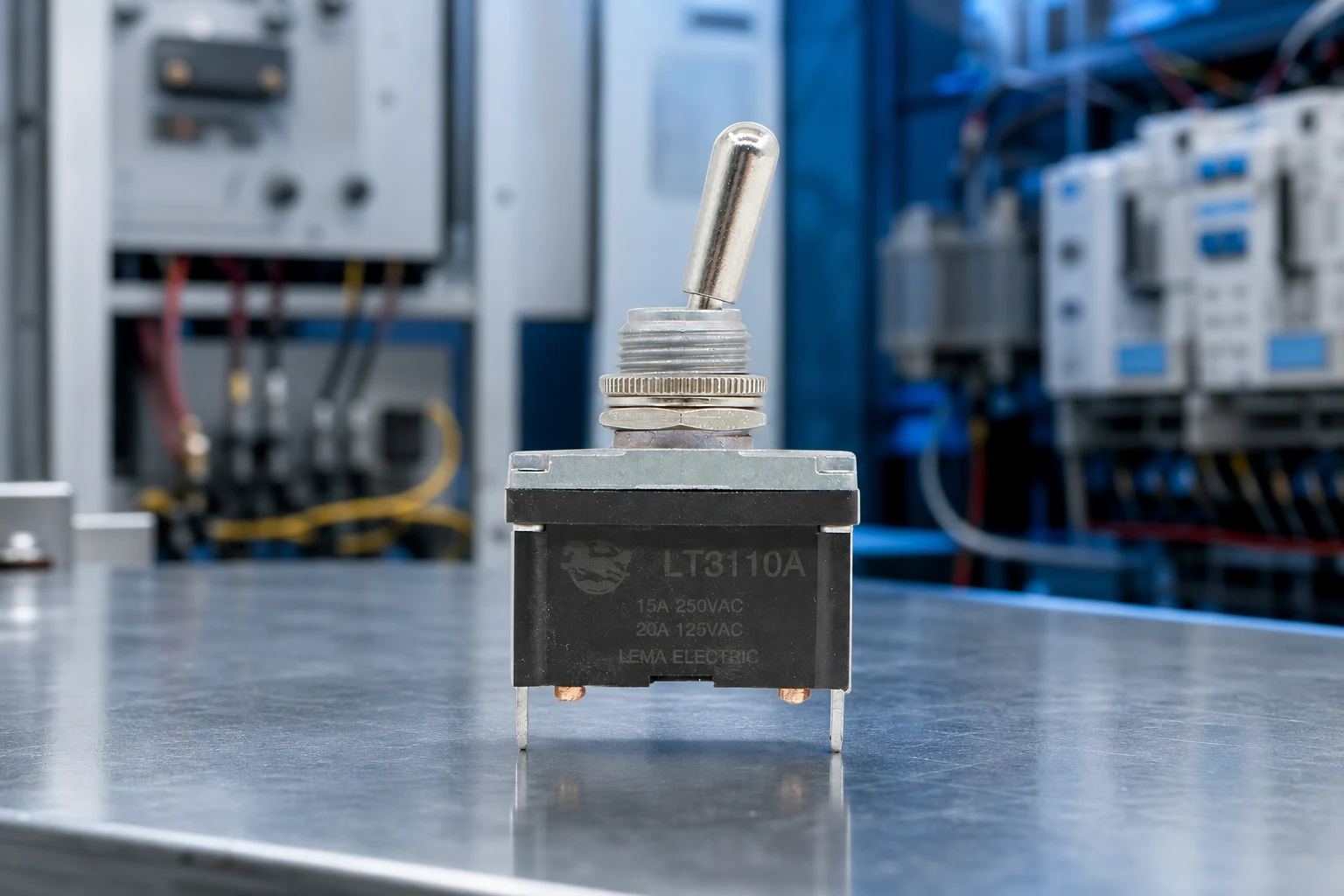 Sealed toggle switch prepared for enclosure integration
