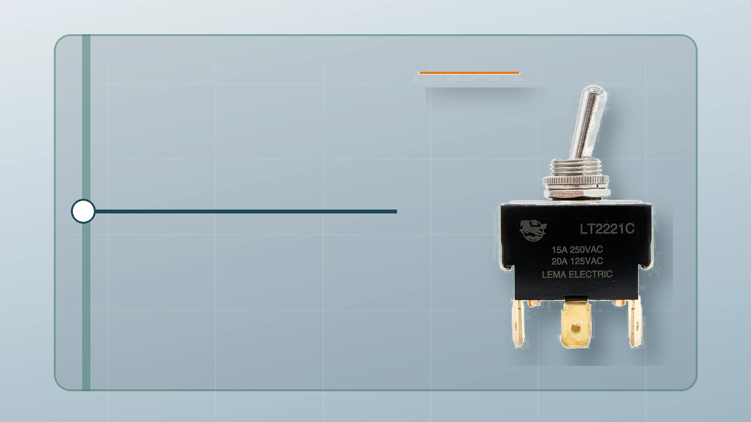 DPST Toggle Switch Wiring for Two-Circuit Isolation 1 LEMA Toggle Switch application view