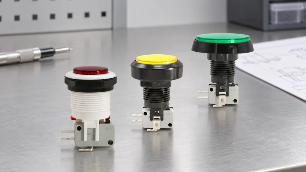 Push Button Contact Blocks: NO, NC, Colors and Compatibility