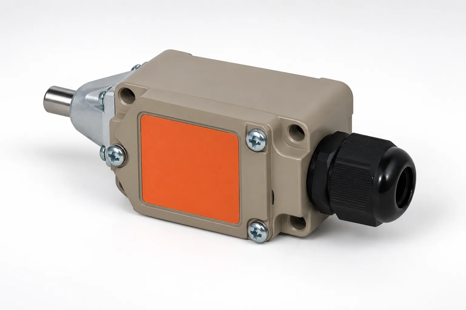 Rear-side detail of the LEMA WL-D11 cable gland, metal case and top plunger
