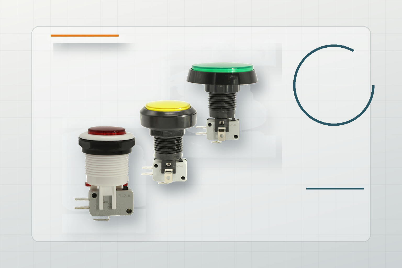 Normally Open vs Normally Closed Push Button Switch 2 LEMA Push Button Switch shown for actuator body and terminal inspection