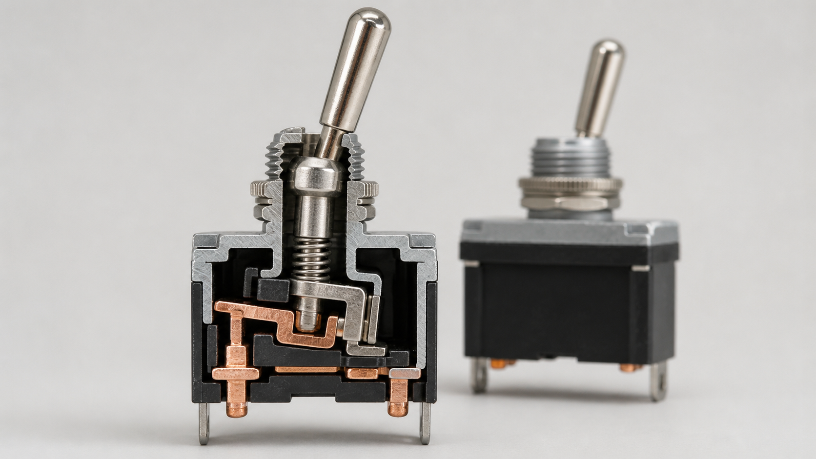 toggle switch mechanism application detail toggle switch mechanism installed or examined in a practical equipment application