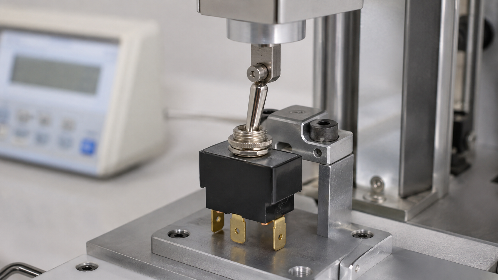 toggle switch mechanism inspection detail toggle switch mechanism inspected for mounting terminals and operating condition