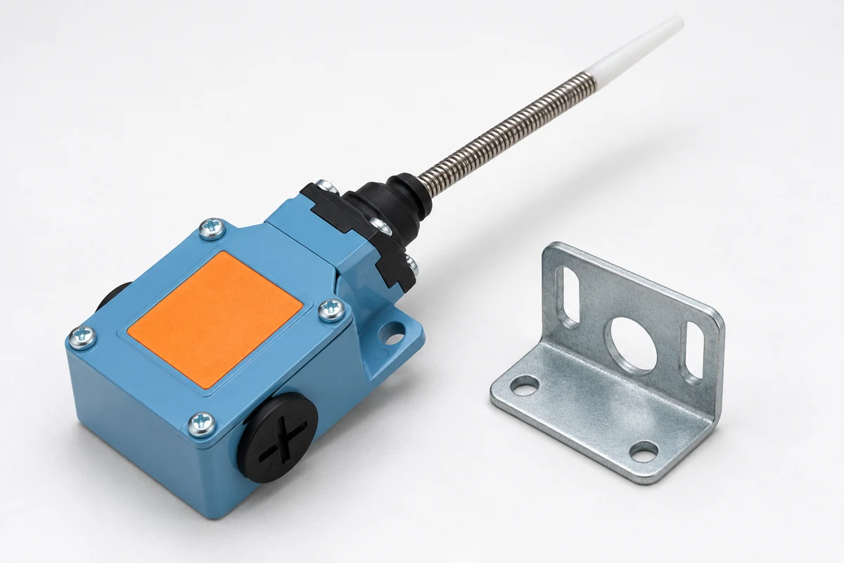 LZ1 limit switch head and rod shown beside an unmated bracket