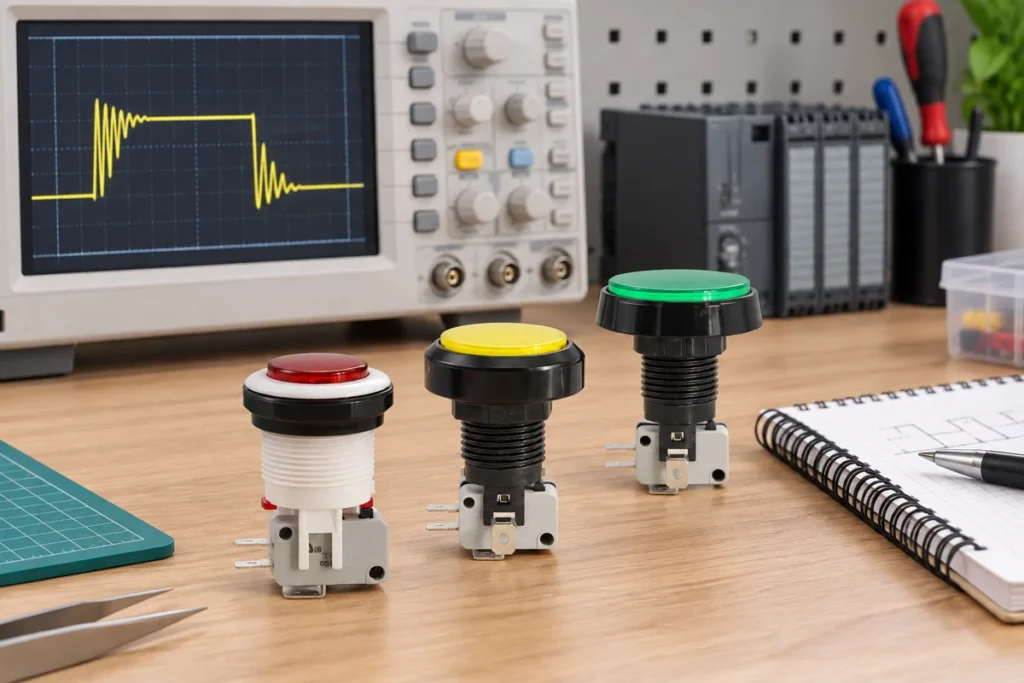 Push Button Switch Debouncing for PLC and Microcontroller Inputs
