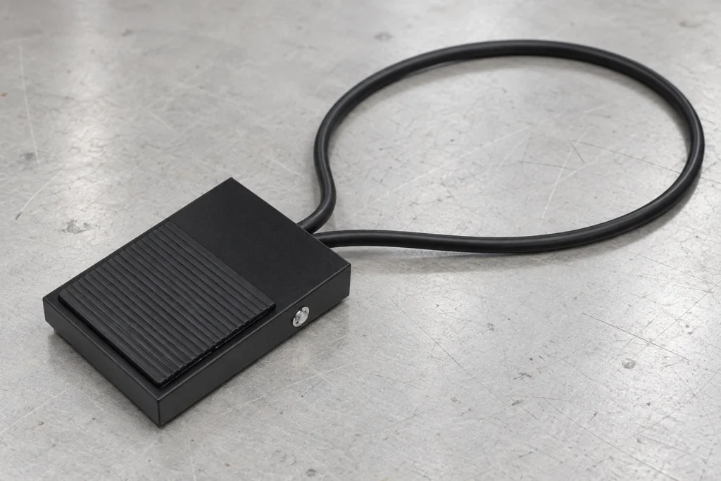 Foot Switch Cable Length and Strain Relief for Equipment Controls