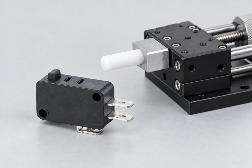 Micro Switch Slow Actuation: Check Stable Switching Near the Threshold