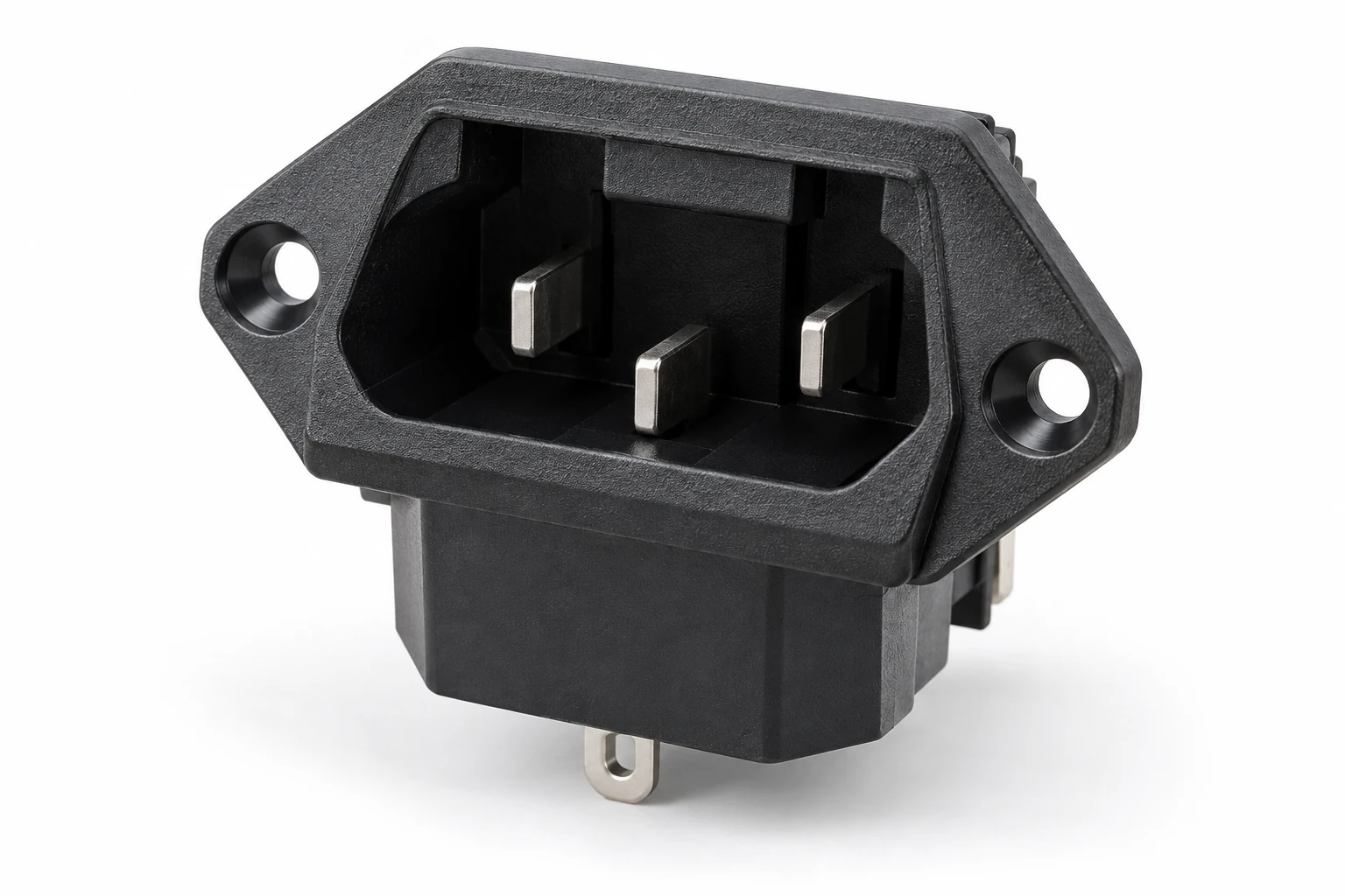 Three male blades and mounting flange of an IPZ-4 inlet