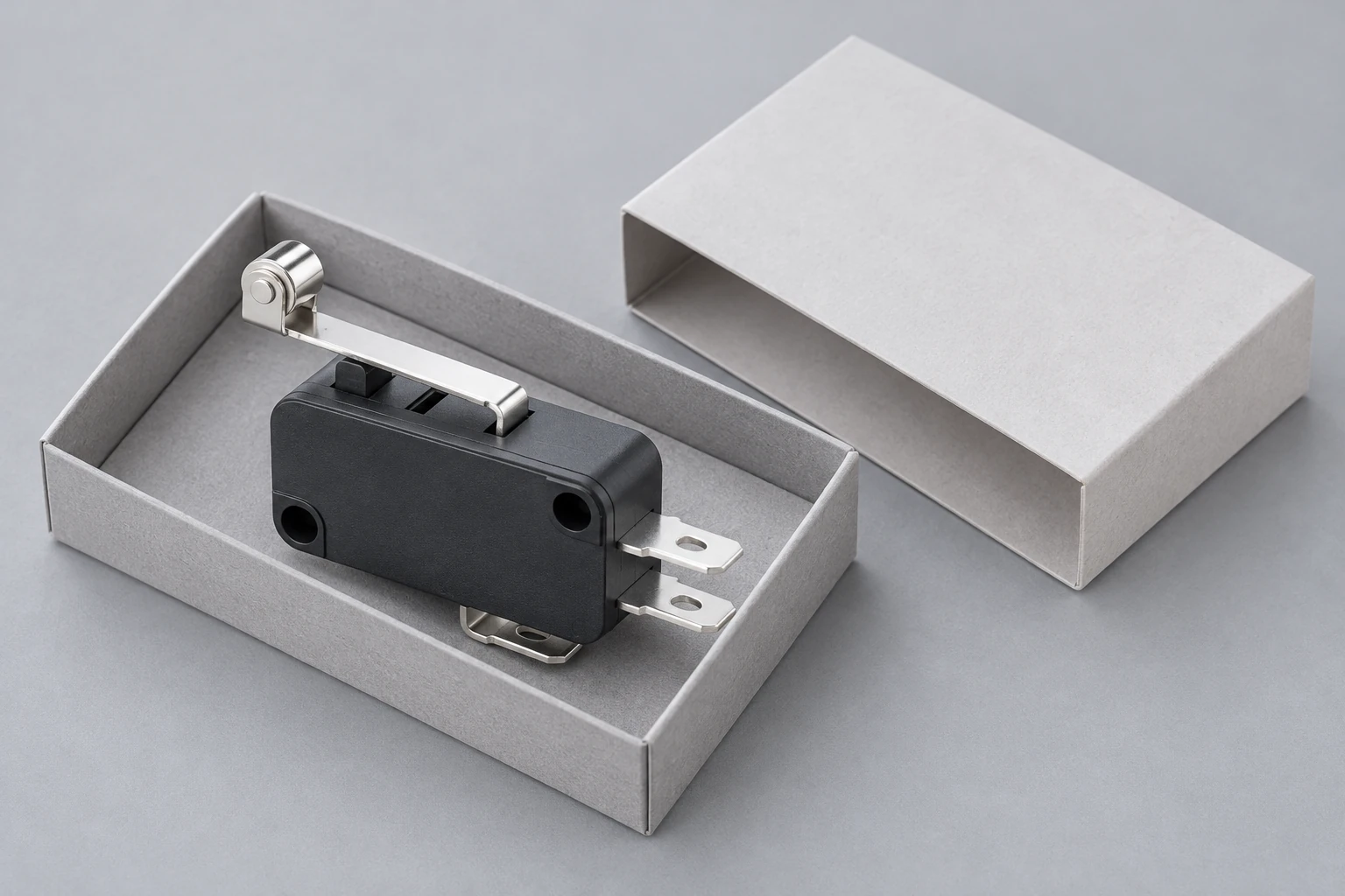 KW7 roller-lever sample kept in a separate identity-review tray