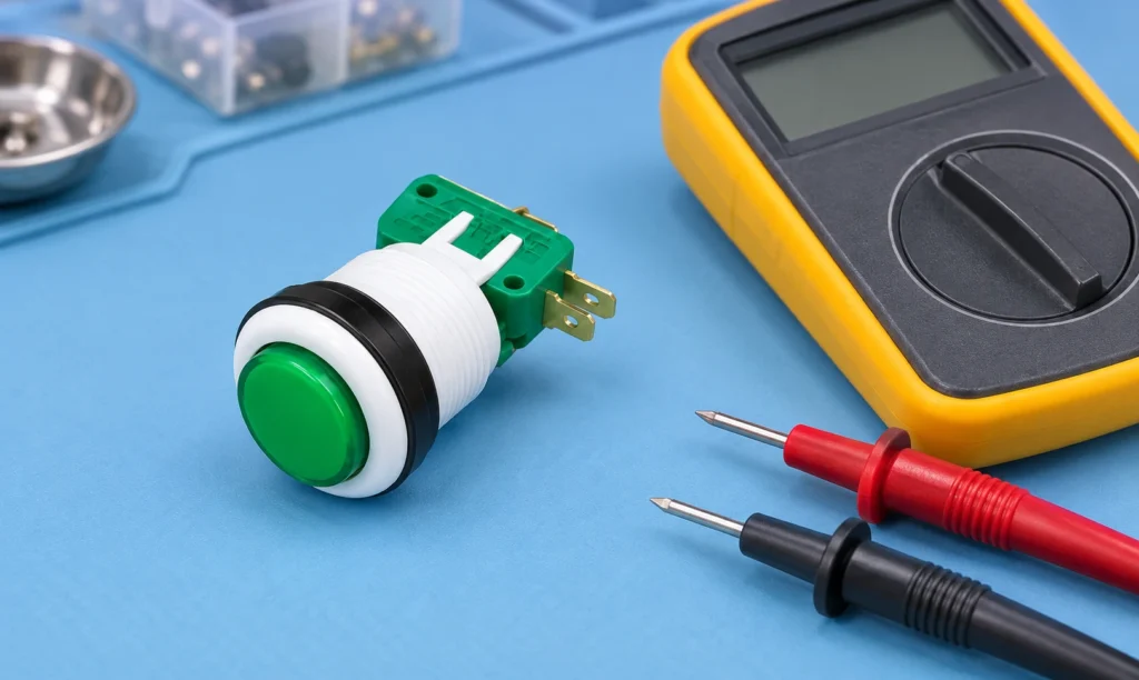 How to Test a Push Button Switch With a Multimeter