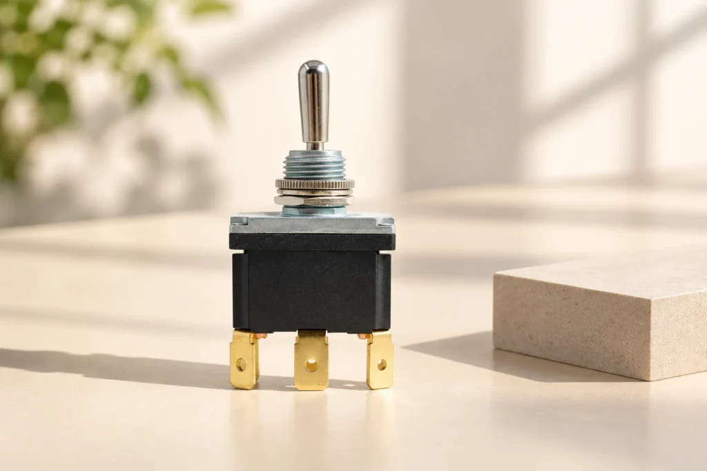 Toggle Switch UV Weathering: Specify Evidence for Exposed Panel Parts